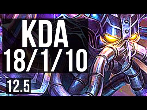 KASSADIN vs NOCTURNE (MID) | 18/1/10, Legendary, 1.0M mastery, 300+ games | EUW Diamond | 12.5