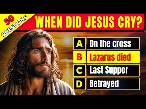 50 BIBLE QUESTIONS TO TEST YOUR BIBLE KNOWLEDGE - Easy Moderate Hard | The Bible Quiz