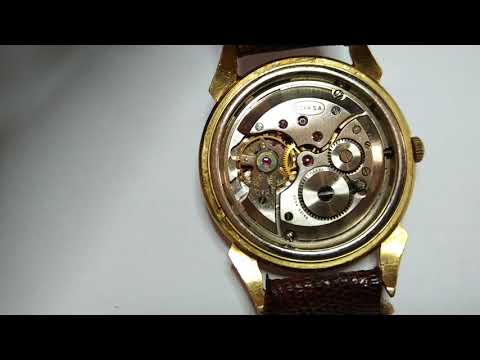 Stary złoty zegarek DOXA vintage