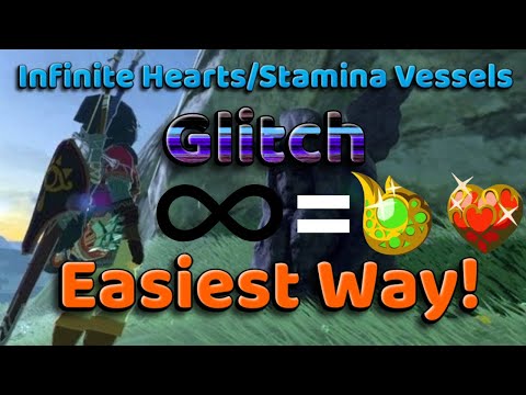 The Easiest Way to Duplicate Hearts and Stamina Vessils in BOTW!