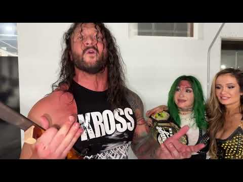 Karrion Kross & Scarlett Bordeaux first appearance after WWE exit 😳🔥 | #wrestling