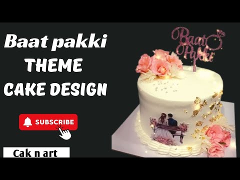 baat pakki theme cake design | easy and beautiful design | care n art|