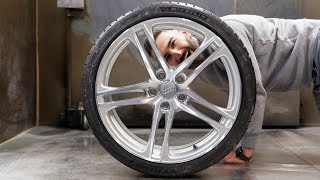 DIAMOND CUT WHEEL RESTORATION!! Professional Rim Refinishing!