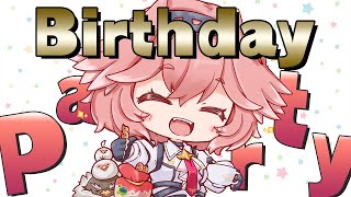 Thumbnail for 【Birthday Party‼】EN&ID限定凸！沢山お祝いしてもらうよ～♡【 #鷹嶺ルイ生誕祭2022 /ホロライブ】