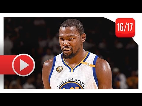 Kevin Durant Full Highlights vs Spurs (2016.10.25) – 27 Pts Official Warriors Debut