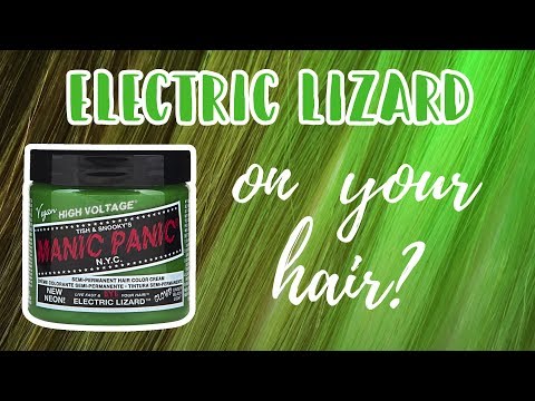 Manic Panic ELECTRIC LIZARD | Hair level swatches