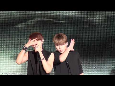 [Fancam] BEAST 130814 - Shadow, Junhyung focus (DMZ K-rock in Harmony)