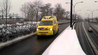 preview picture of video 'A1 Ambulance 23-121 RHENUS ROAD EN WILMI DECLARANTENWEG VENLO'