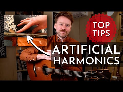 Artificial Harmonics - TOP TIPS & Things to Try (Acoustic Guitar)