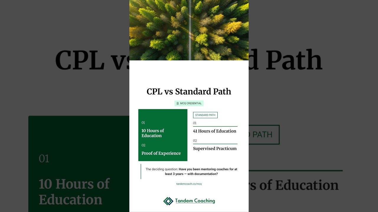 CPL vs Standard Path to MCQ #Shorts
