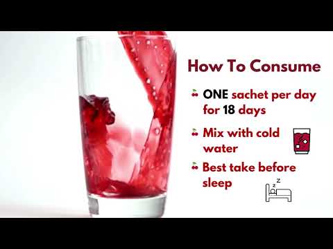 Truelifesciences Tart Cherry- The Power of Red to support healthy Uric Acid Levels & Gout