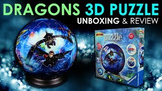 Dragons 3 - Ravensburger ® 3D Puzzle Ball - Unboxing & Preview