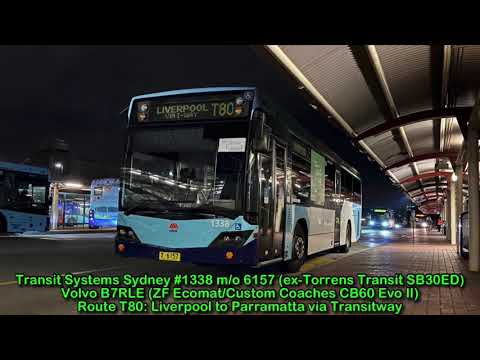 Transit Systems Sydney #1338 m/o 6157: Volvo B7RLE (ZF/CC CB60 Evo II)
