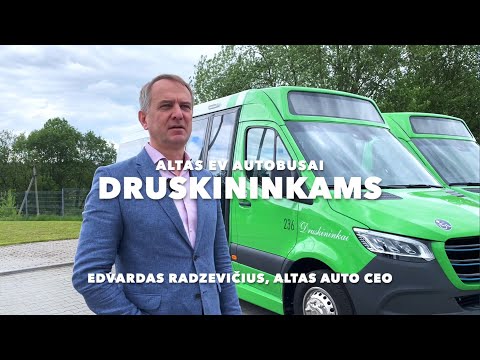 Altas Auto elektriniai autobusai Druskininkams