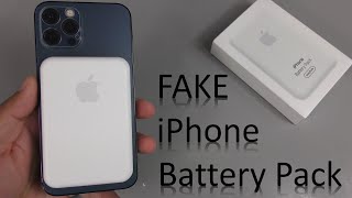 DONT BE FOOLED By This FAKE Lookins MagSafe Battery Pack! Watch This Video So You DONT GET SCAMMED!!