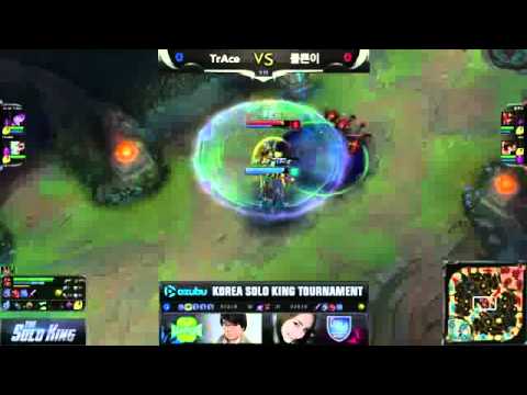 Korea Solo King Day 2 LOL Bunny Girl  v TrAce Game 1