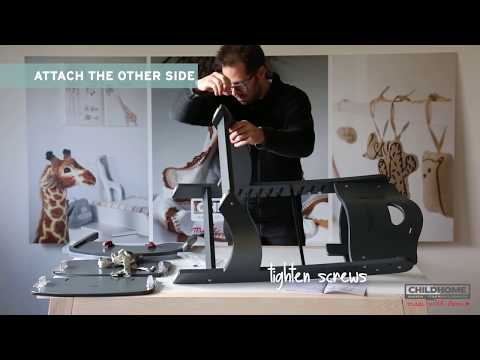 CHILDHOME Lambda 3 White Barošanas Krēsls Transformeris