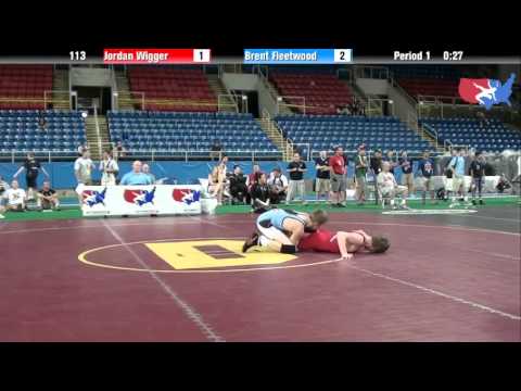 Fargo 2012 113 Round 7: Jordan Wigger (South Carolina) vs. Brent Fleetwood (Delaware)