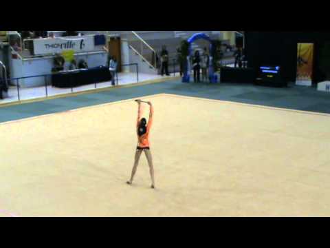 Nina Ramsayer championne de France Nat B Thionville 2011 massues