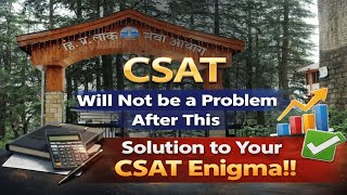 CSAT Strategy for HPAS Prelims|| How to Prepare for CSAT in HPAS Prelims 2026