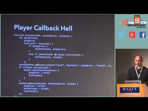HTML5DevConf Jafar Husain, Netflix: Asyncronous JavaScript at Netflix