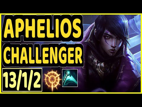CODY SUN (APHELIOS) - 13/1/2 KDA CHALLENGER GAMEPLAY - NA