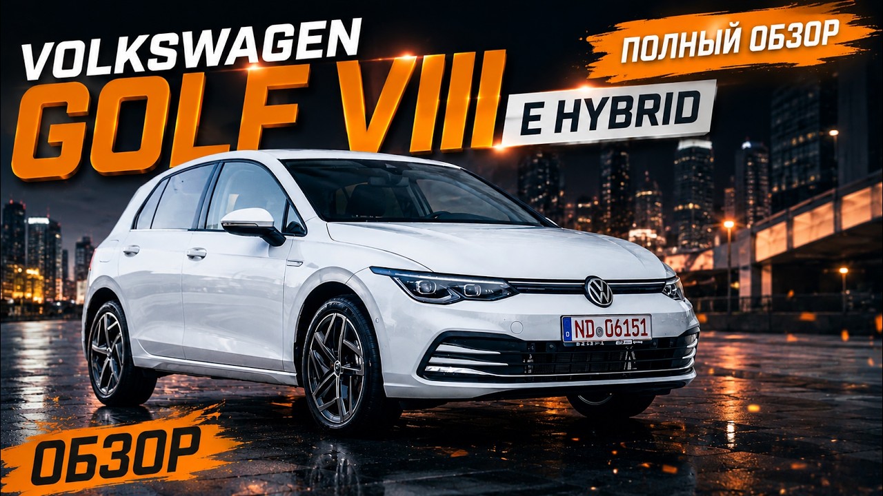 VW Golf 8 Hybrid 2022 с пробегом 35 тыс - Новое поколение или рестайлинг? Тест драйв и об