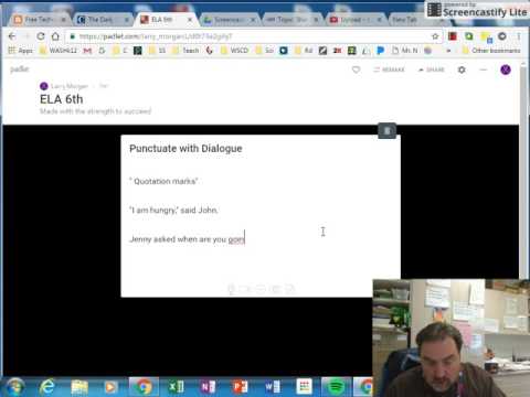 Punctuation with Dialogue