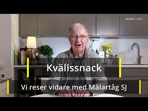 2021-11-08 KVÄLLSSNACK -  Vi reser vidare med Mälartåg SJ