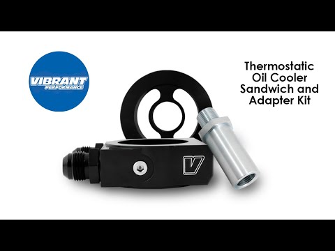 Oil Cooler Sandwich Adapters (Vibrant Performance)