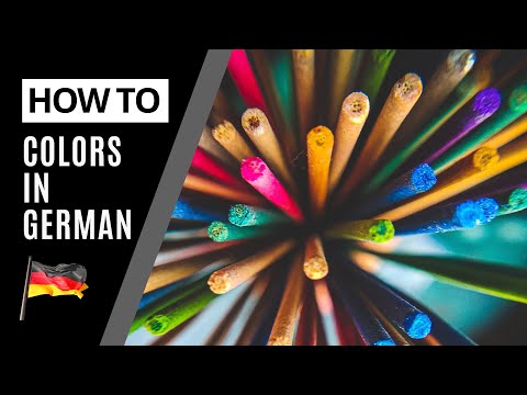 Learn the colors in German - Lerne die Farben auf Deutsch