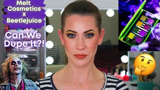 Let's Dupe the Melt Cosmetics Beetlejuice Palette | Recently Deceased