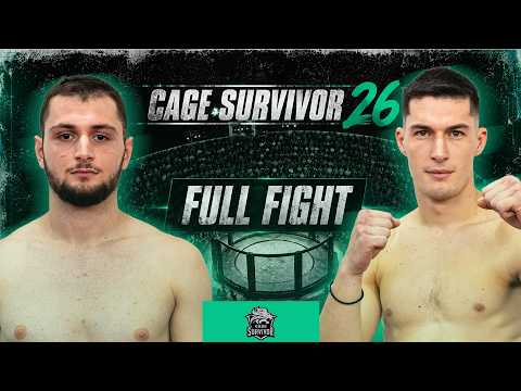 Stathis Papadopoulos vs Elvis Ndoja | FULL FIGHT | Cage Survivor 26