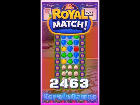 Royal Match Level 2463 - No Boosters Gameplay