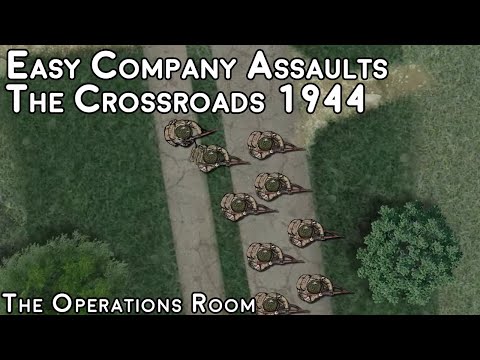 Easy Company Assaults the Crossroads in Holland, 1944 - Animated