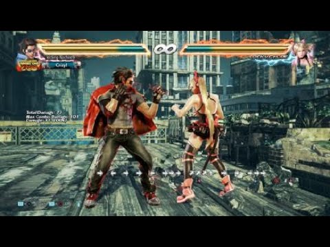 Hwoarang he can 100 /100 launch against lucky chloe 50/50 mix-up