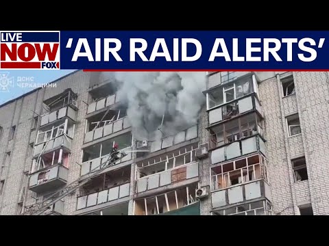 Video | Russia fires Iranian Shahed drones, missiles at Ukraine