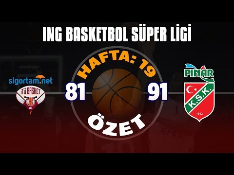 Sigortam.net İTÜ Basket - Pınar Karşıyaka Özet Görüntüler