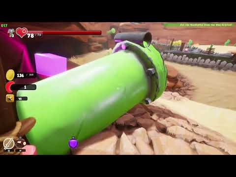 Let's Play Supraland (Blind) Part 6: Destroy Wooden Graves for the Red Man