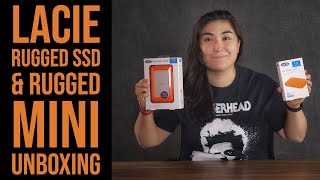 LaCie Rugged SSD & Rugged Mini Unboxing |  LaCie Hard Drive Unboxing