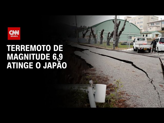 Terremoto de magnitude 6,9 atinge o Japão | CNN PRIME TIME