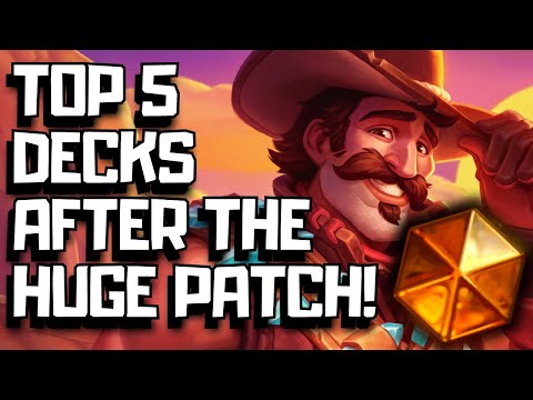 Best Hearthstone Decks After The Huge Patch!