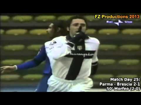 Serie A 2004-2005, day 25 Parma - Brescia 2-1 (Morfeo goal)