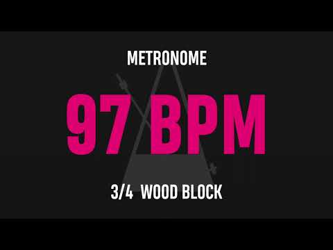 97 BPM 3/4 - Best Metronome (Sound : Wood block)