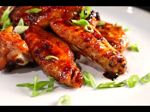 Sticky Asian-style Chicken Wings Recipe