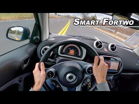 The Smart Car is Completely Underrated - 2017 Fortwo POV Drive (Binaural Audio)