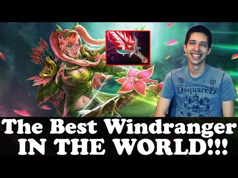 The Best Windranger in the world! w33 8000 MMR vol 8 - Ranked Match Gameplay - Dota 2