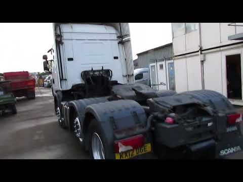 SCANIA G420 6X2 TRACTOR UNIT REG: KX12 DGE