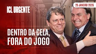 ICL URGENTE  - 29/01/26 - APÓS VISITAR BOLSONARO, TARCÍSIO DECLARA APOIO A FLÁVIO
