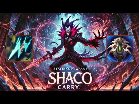 Statikks Profane Assassin Shaco - S15 Dia Ranked [League of Legends] Full Gameplay - Infernal Shaco